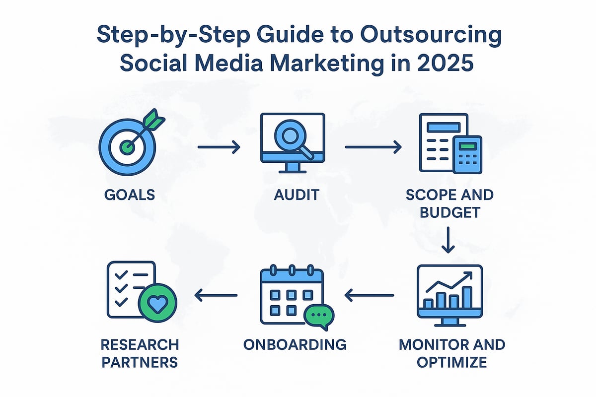 Step-by-Step Guide to Outsourcing Social Media Marketing in 2025