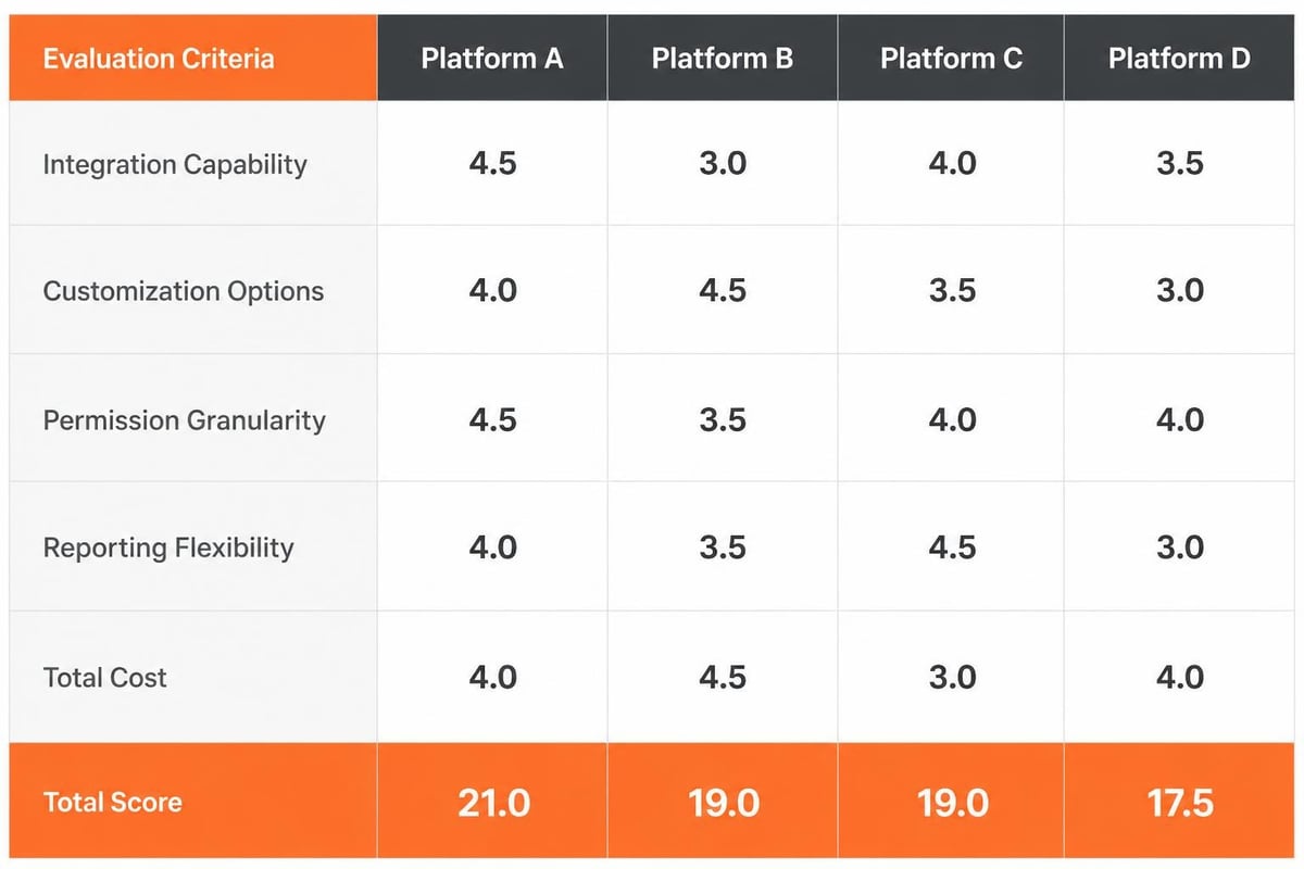 Task Management Software for Engineering Teams 2026 Software evaluation matrix