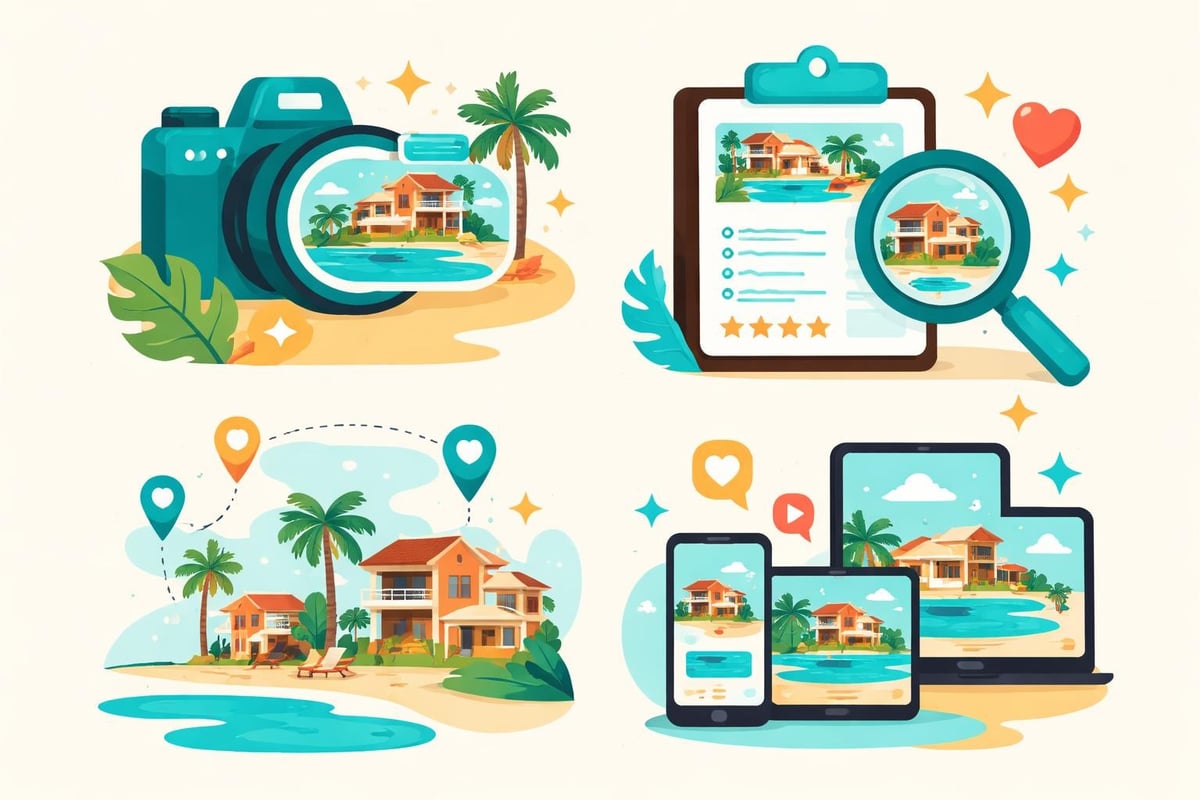 Professional property marketing elements