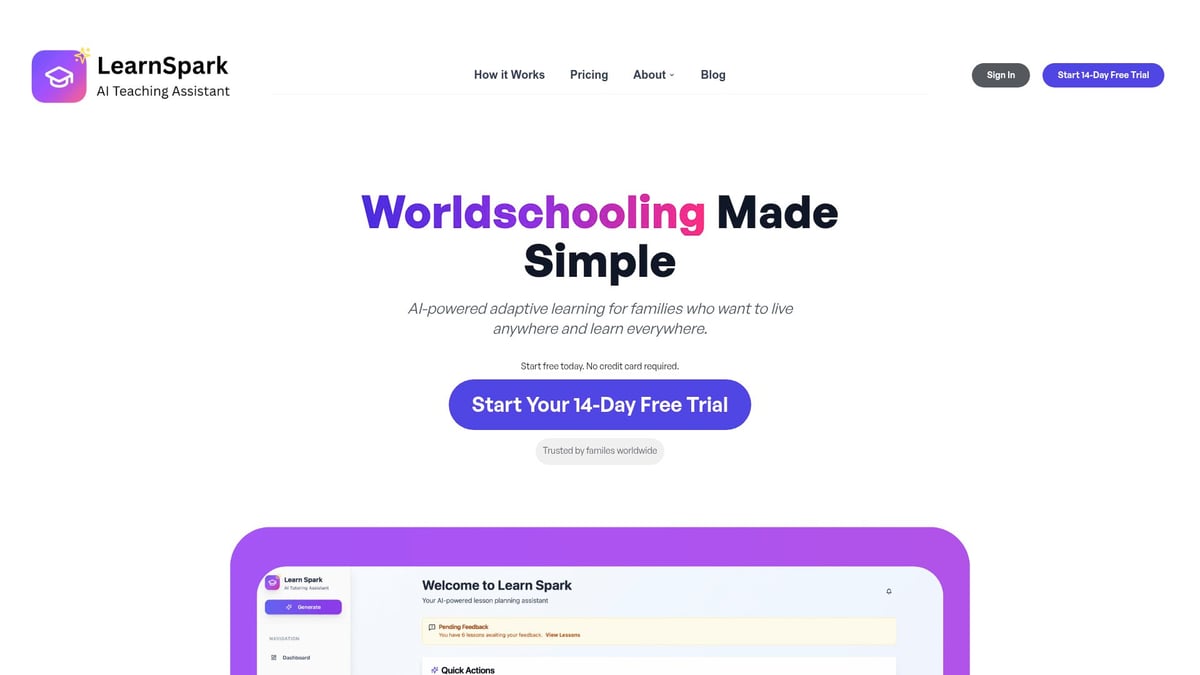 Worldschool Lesson Planner Guide: Your Roadmap for 2025 - How AI-Powered Tools Like LearnSpark Empower Worldschool Lesson Planning