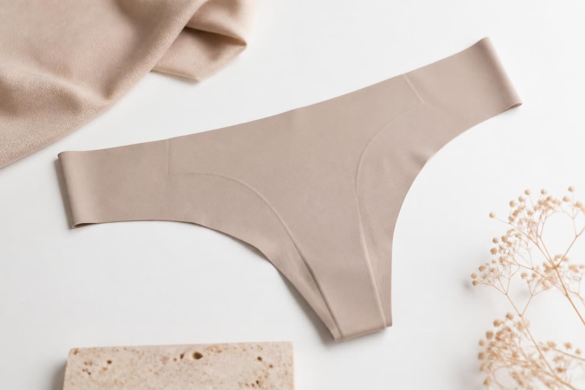 Seamless thong construction