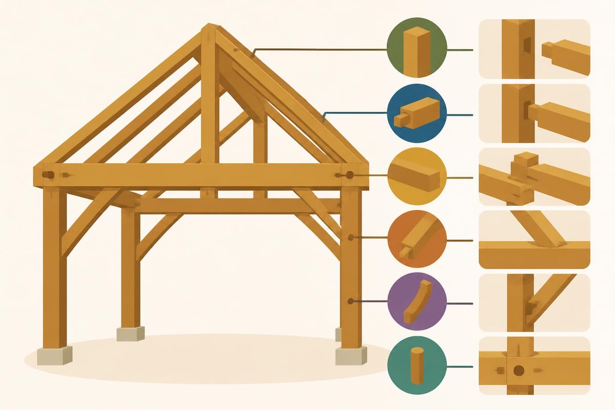 Timber frame components