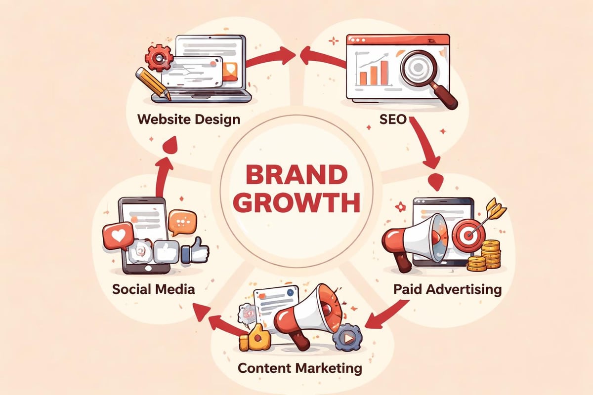 Integrated digital marketing services