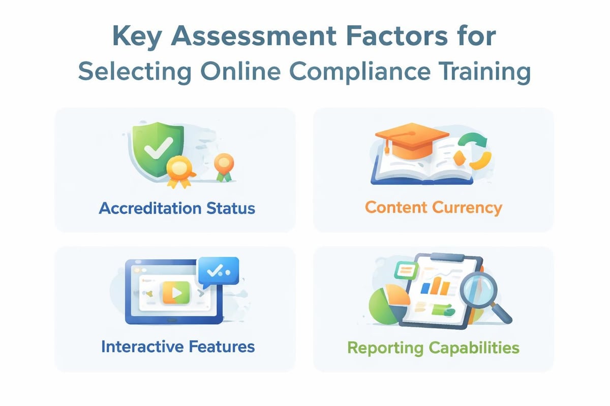 Compliance course evaluation criteria