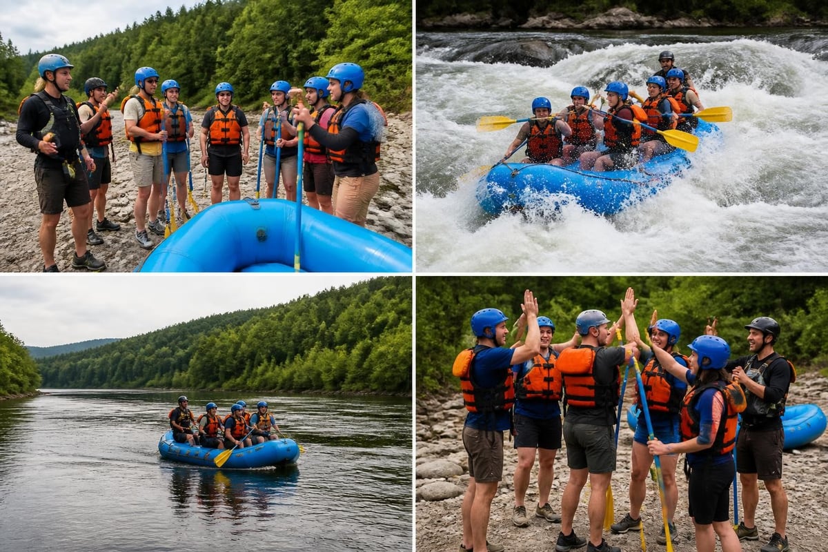 Whitewater rafting adventure