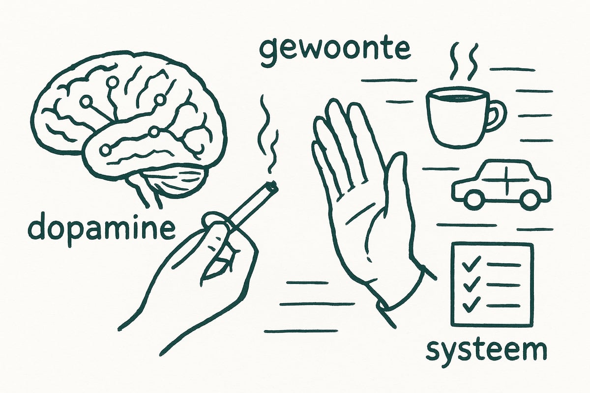 De 2 Pijlers van Stoppen Zonder Medicatie: Dopamine & Gewoontes