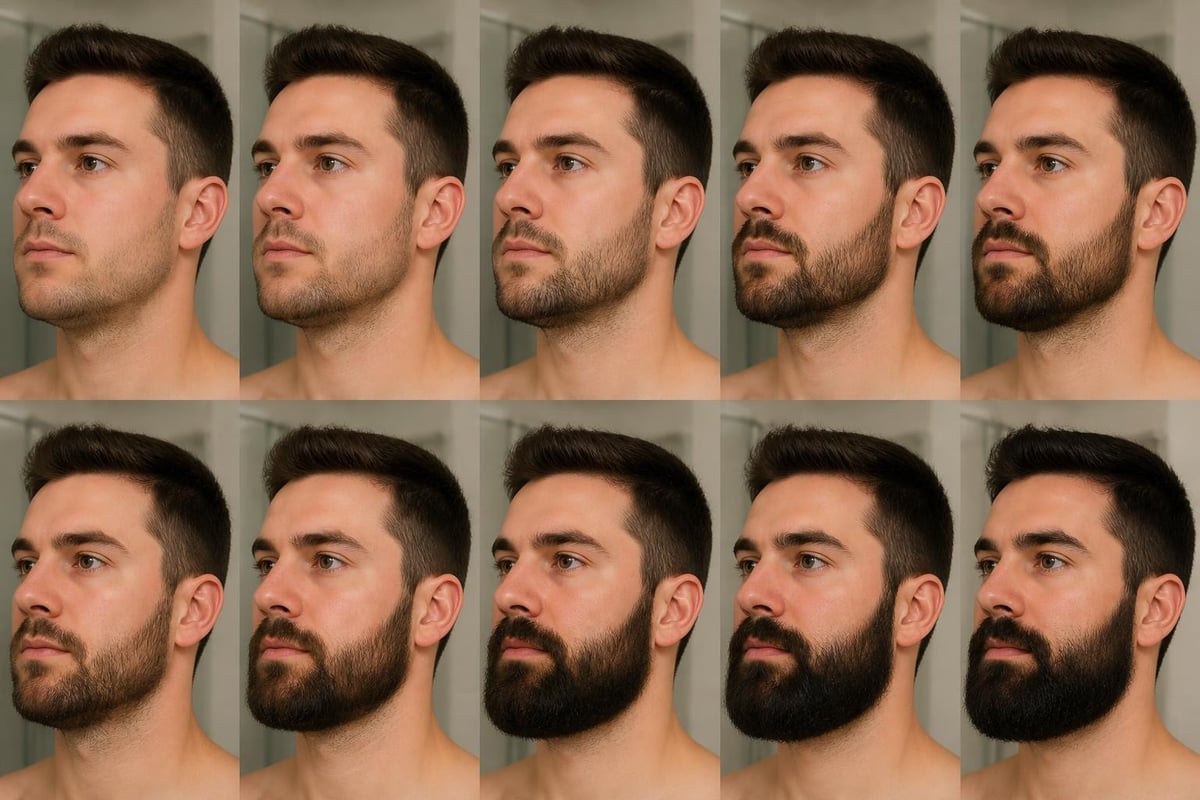 90-day beard growth timeline