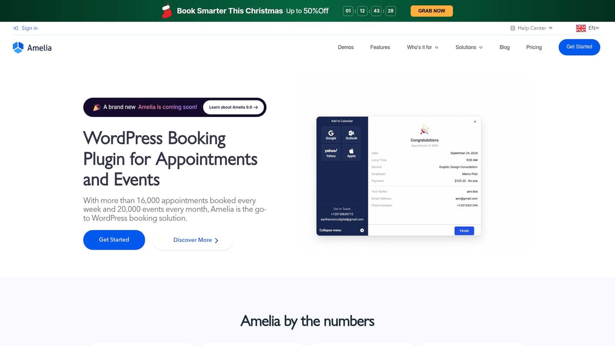 7 Essential WP Reservation Plugin Picks for 2026 - Amelia