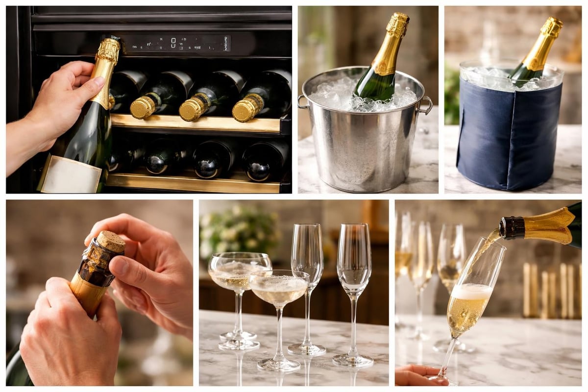 Champagne serving guide