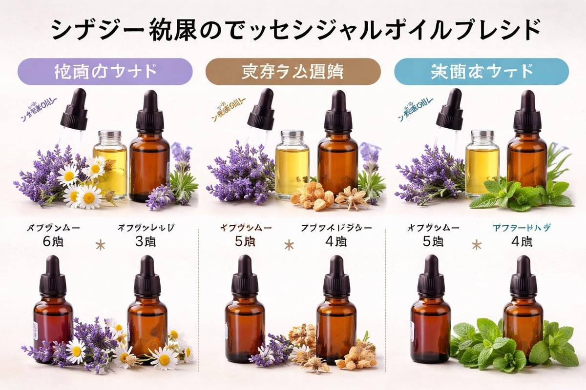 ラベンダーオイルブレンドレシピ