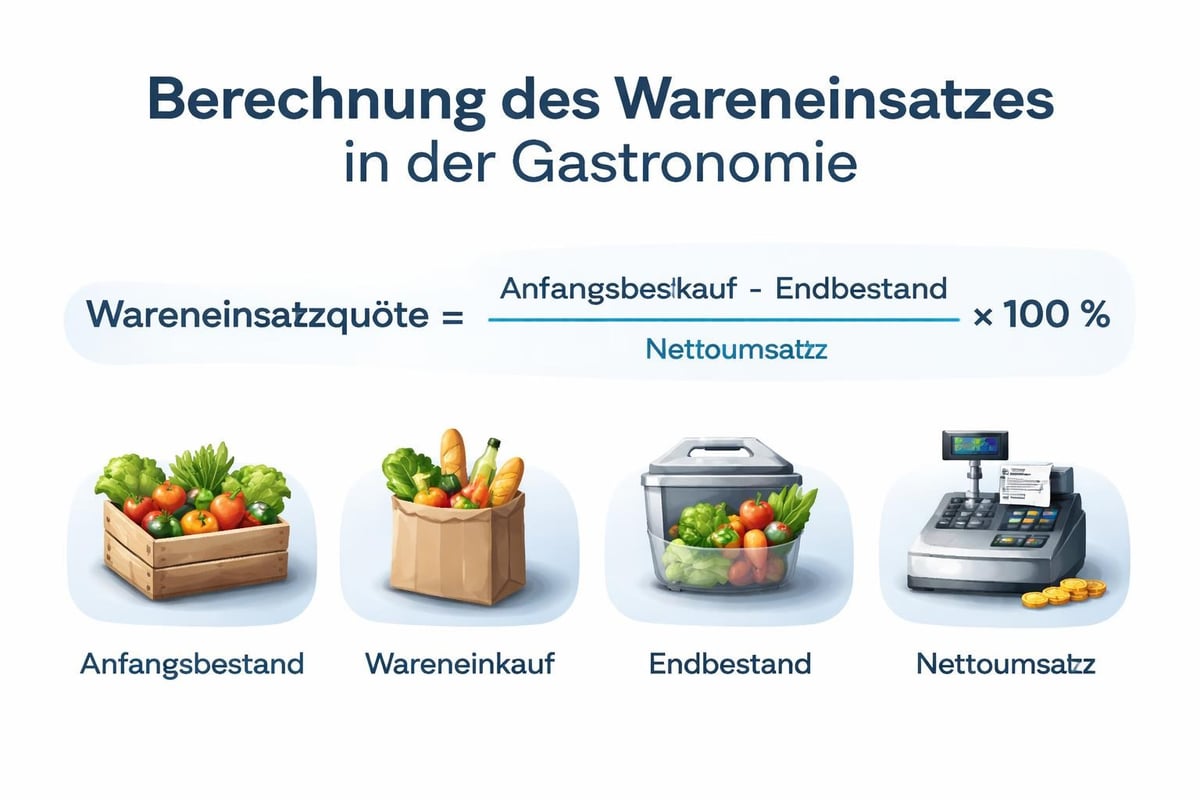 Wareneinsatz Berechnung Gastronomie
