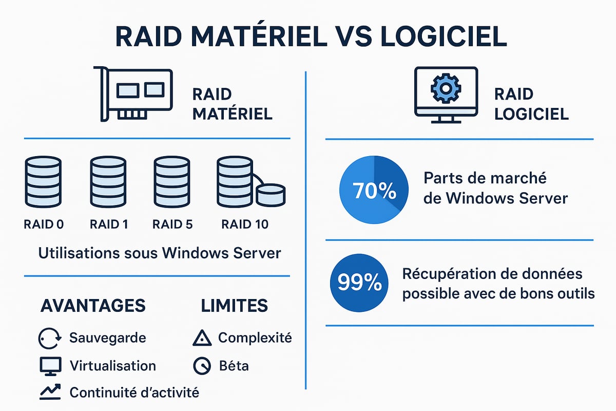 Comprendre le RAID et son importance pour Windows Server