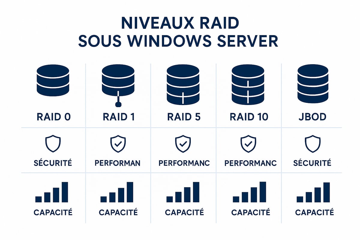 Choisir le bon niveau RAID pour vos besoins