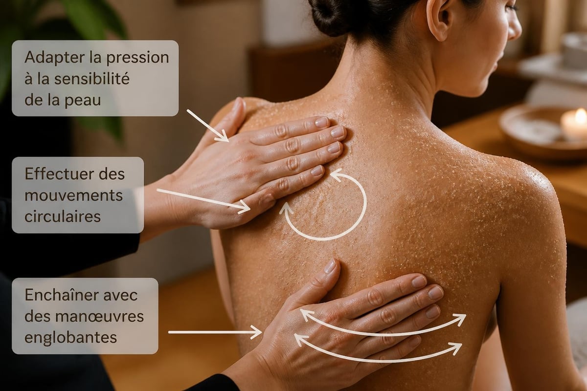 Gestes professionnels gommage