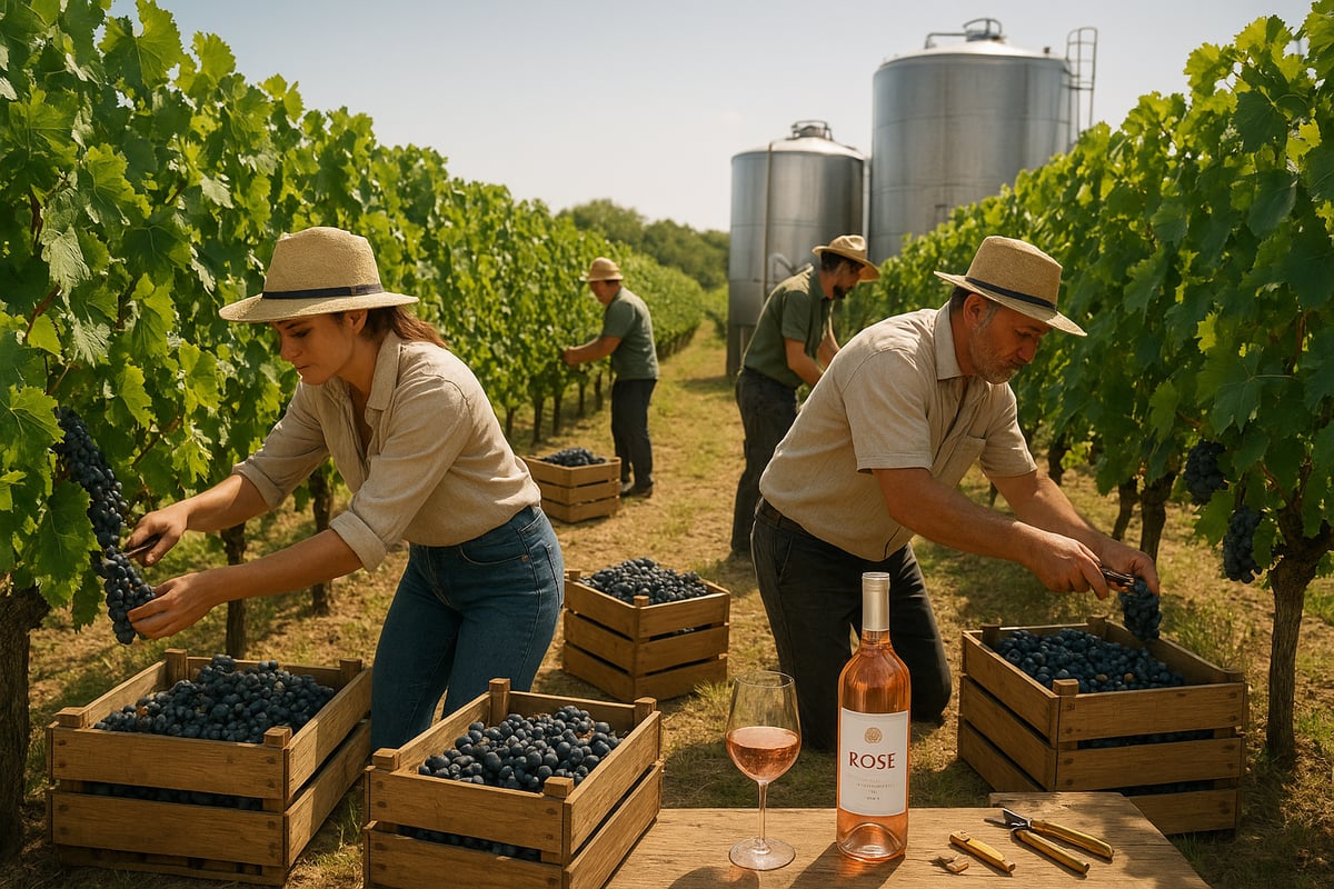 The Natural Rosé Wine-Making Process: Step-by-Step for 2025