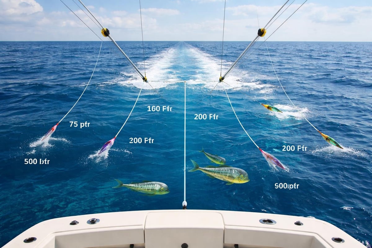 Mahi trolling spread