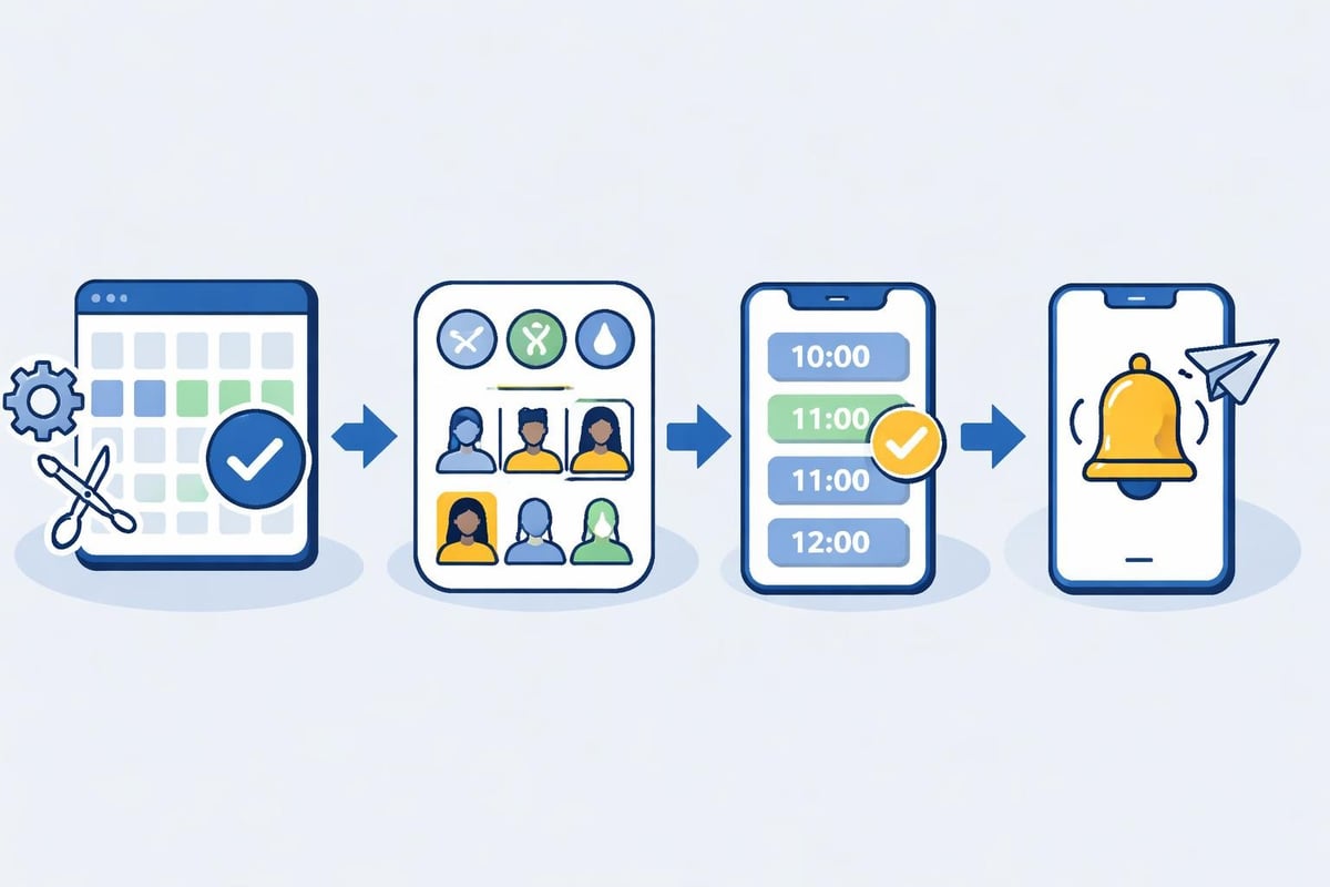 Appointment scheduling workflow