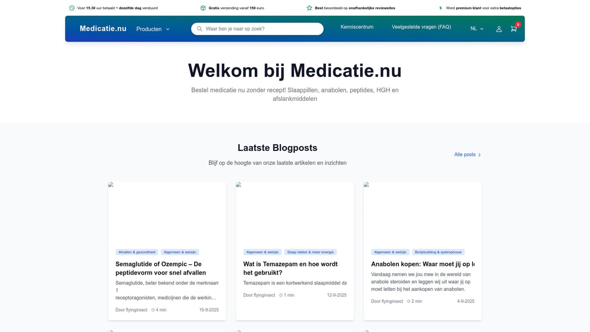 Lorazepam Kopen Guide 2025: Alles Wat Je Moet Weten - Lorazepam bestellen bij Medicatie.nu: Snel, discreet en zonder recept