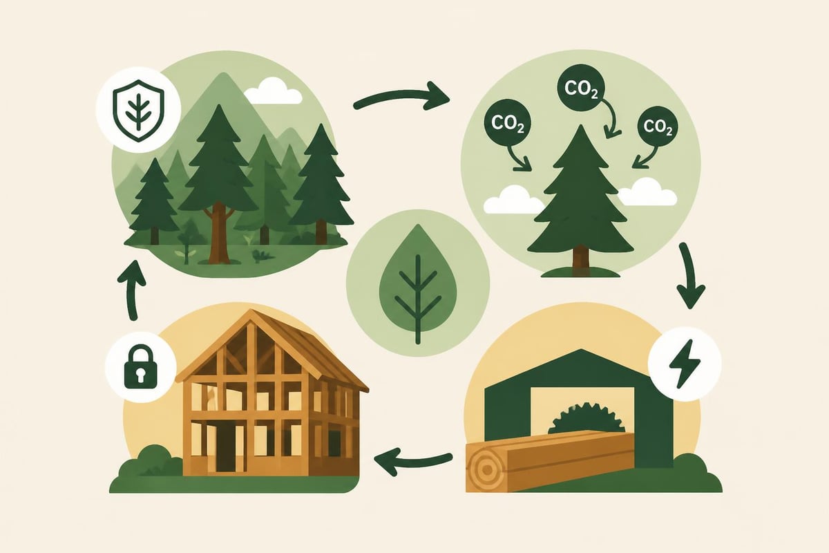 Sustainable timber construction benefits