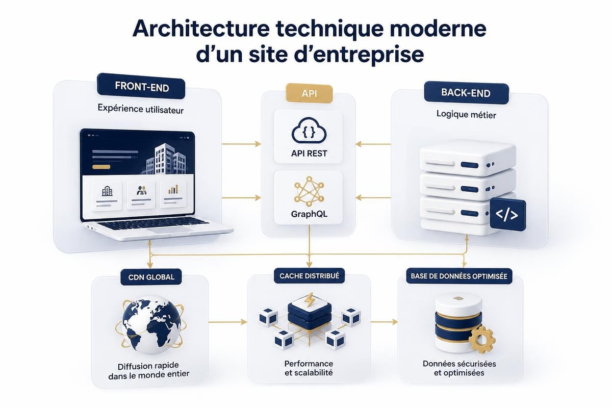Architecture technique site entreprise