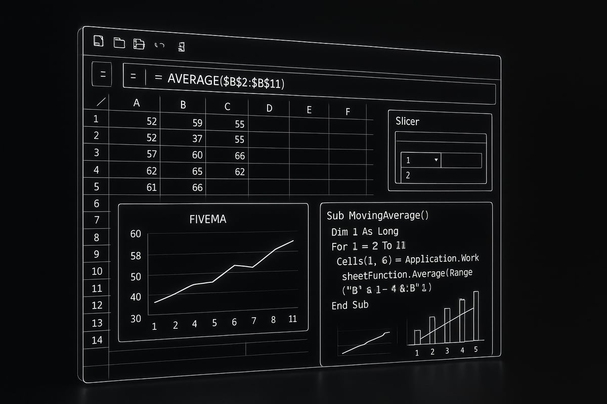 Advanced Moving Average Techniques in Excel