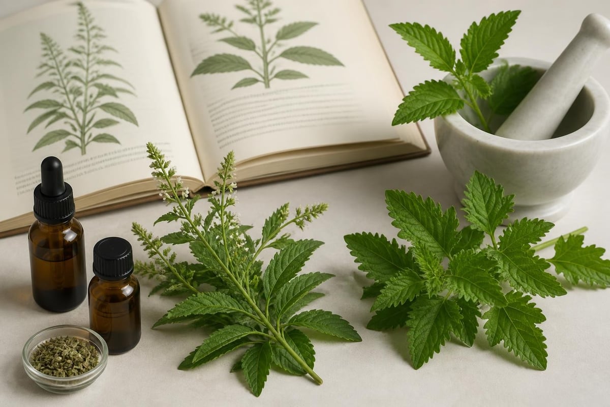 Comparaison verveine officinale et verveine odorante