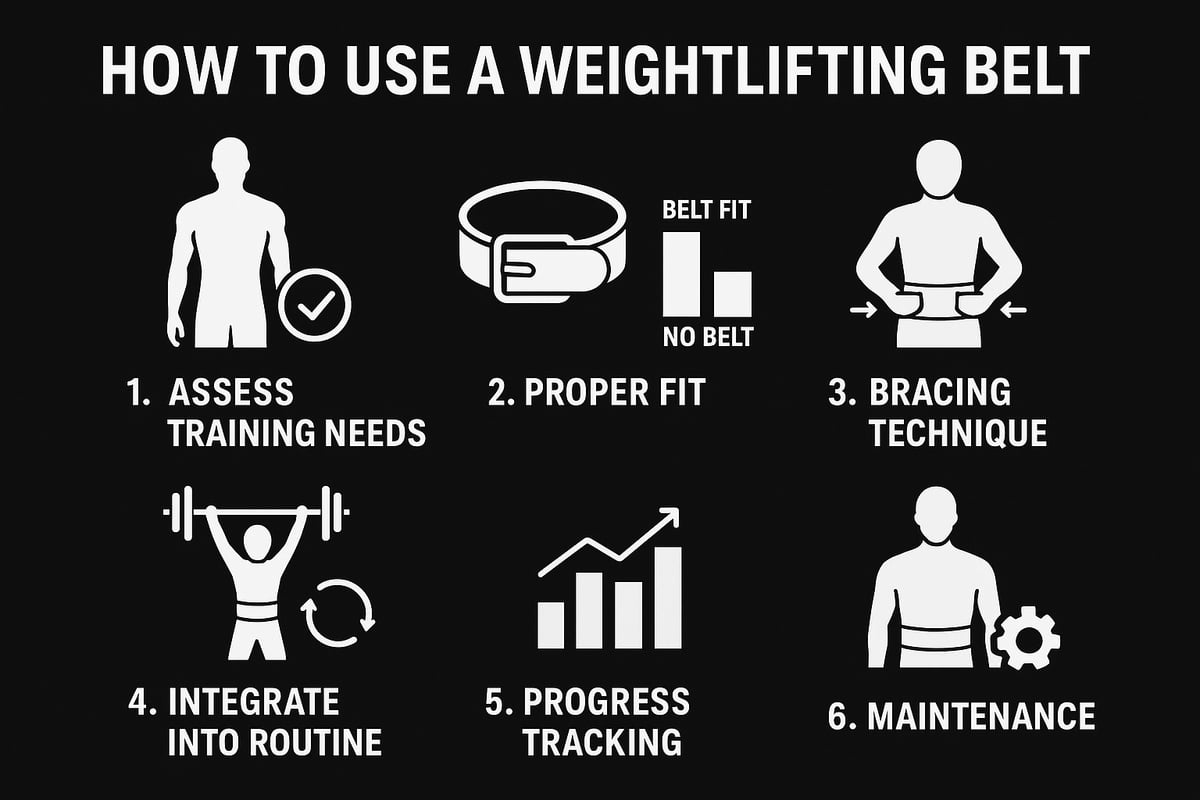 How and When to Use a Weightlifting Belt: Step-by-Step Guide