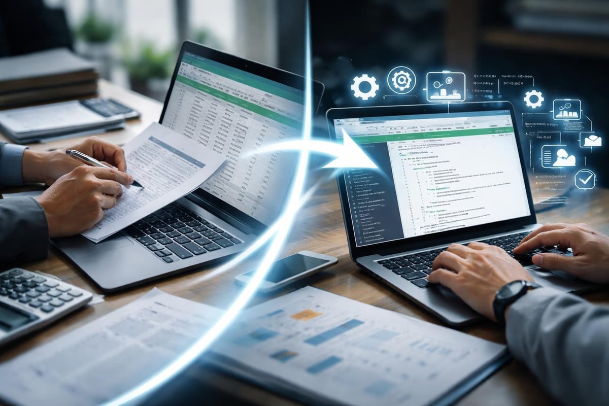 Excel automation workflow