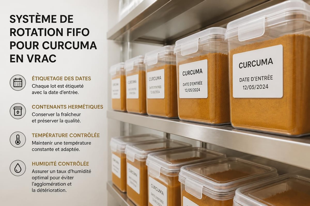 Conservation curcuma bio