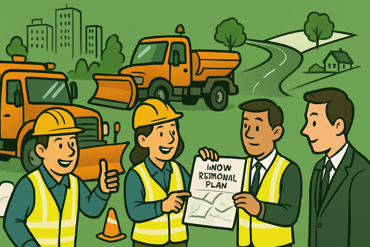 Steg-för-Steg: Så Går Snöröjning på Väg Till