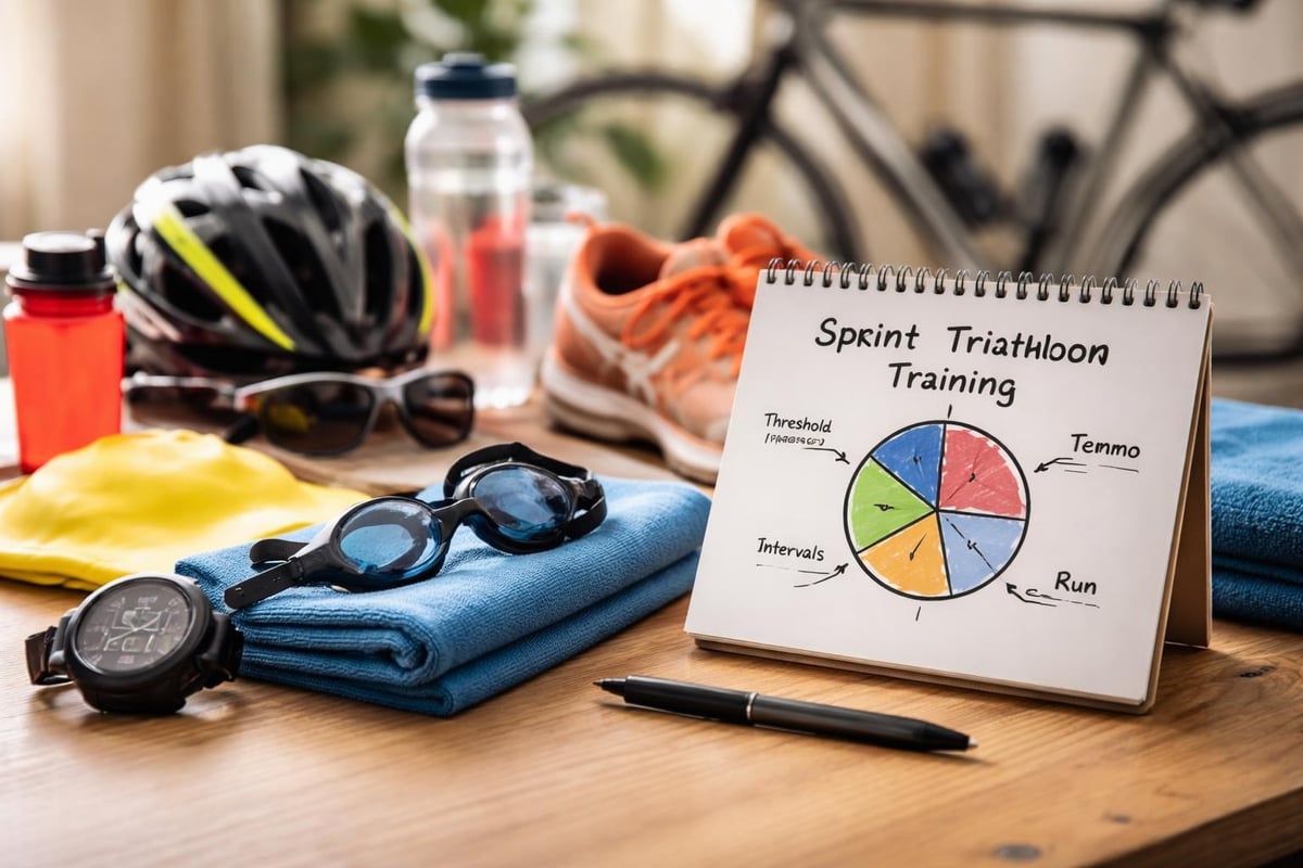 Sprint triathlon training zones