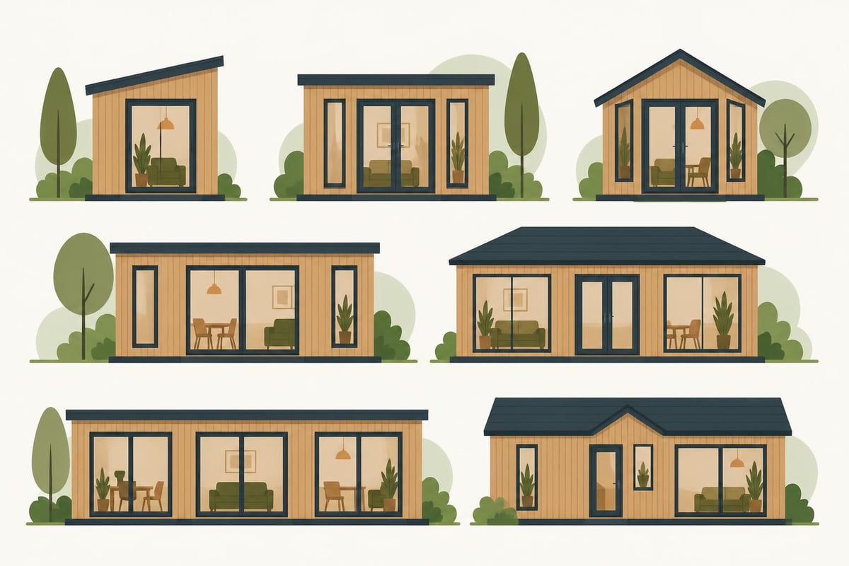Garden room customisation possibilities