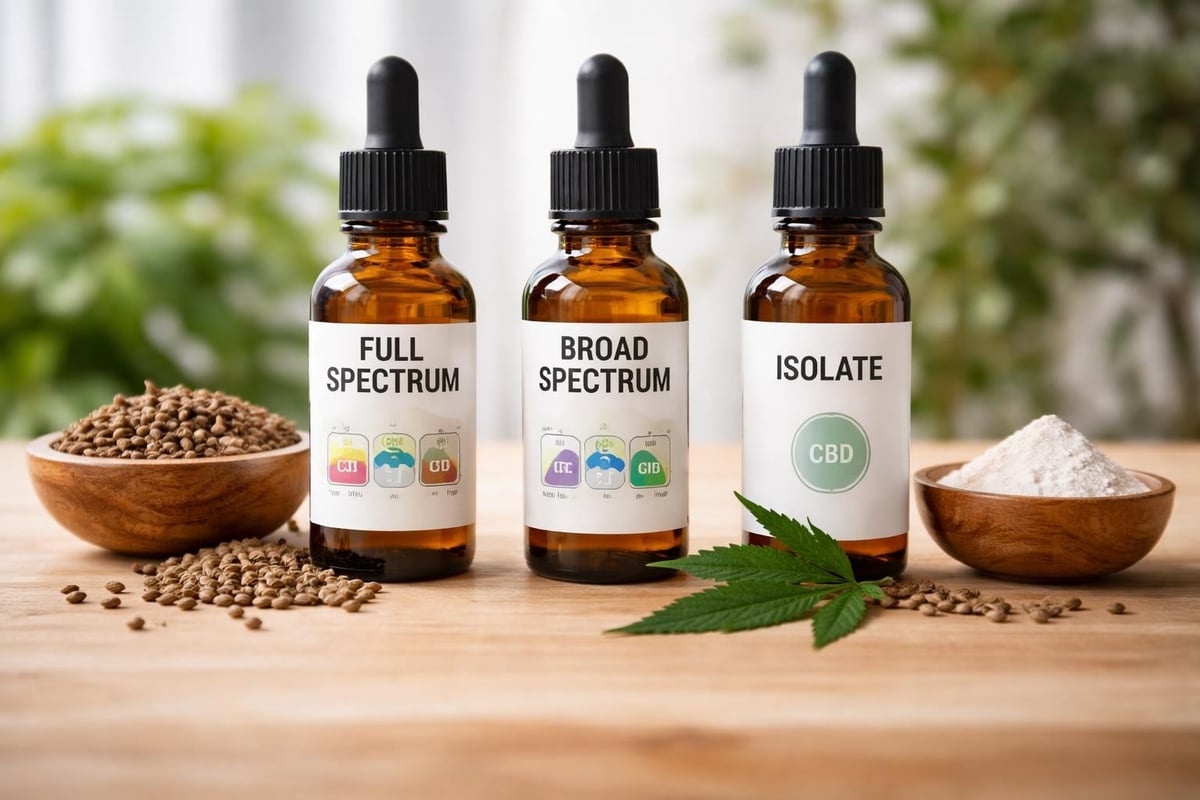 CBD product types comparison