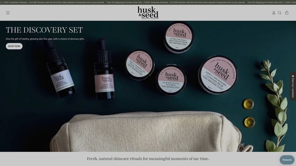 8 Best Eco-Friendly Skincare UK Brands to Try in 2026 - Husk & Seed Skincare