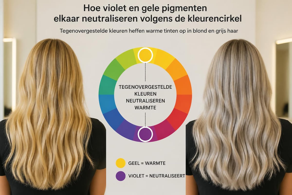 Pigment neutralisatie in haar