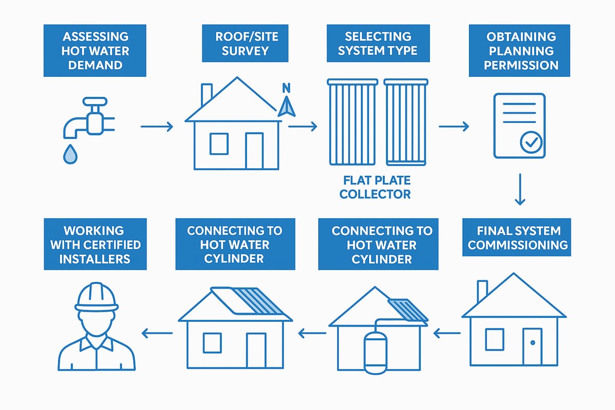Step-by-Step: Planning and Installing a Solar Water Heating System