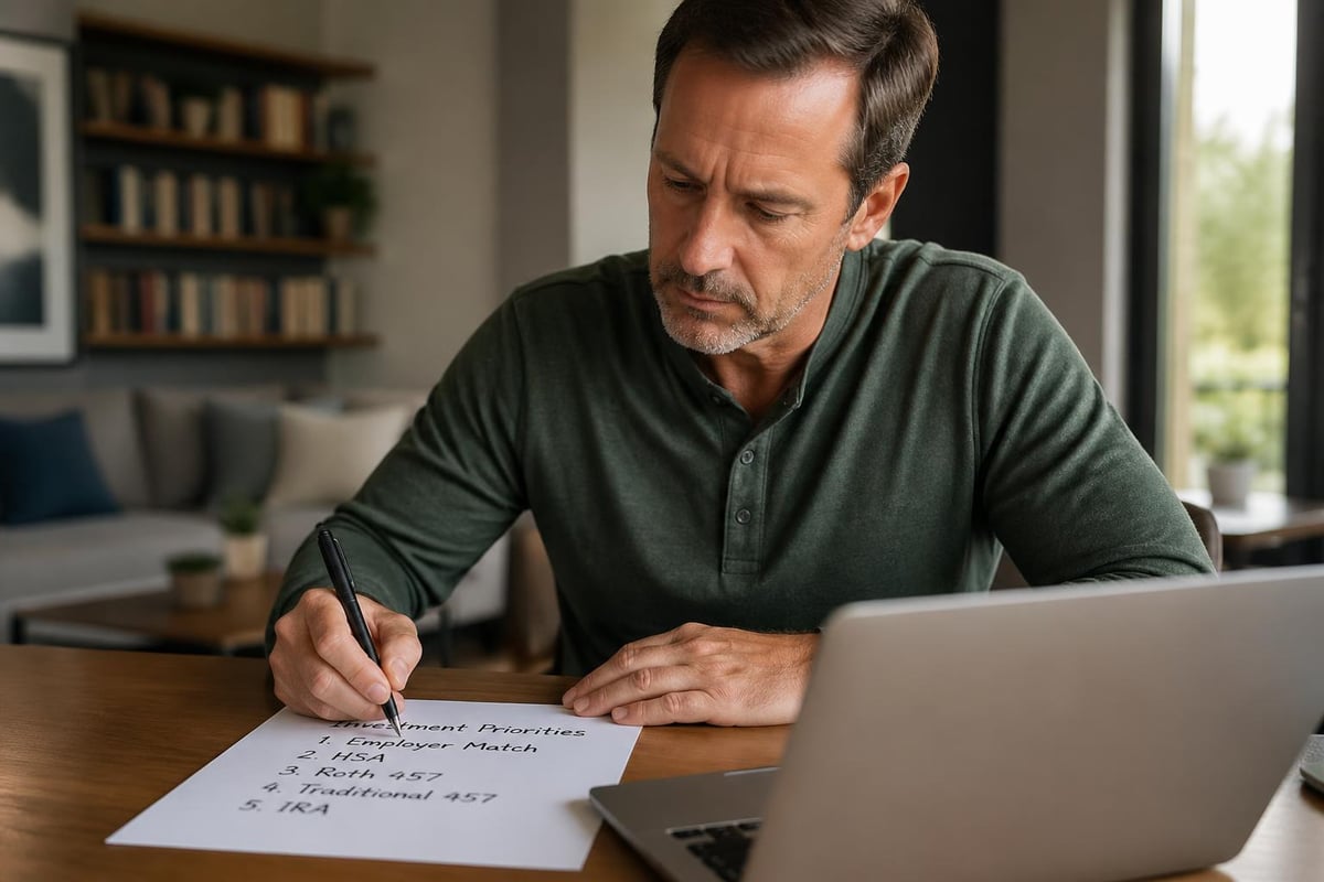 Retirement account contribution sequencing
