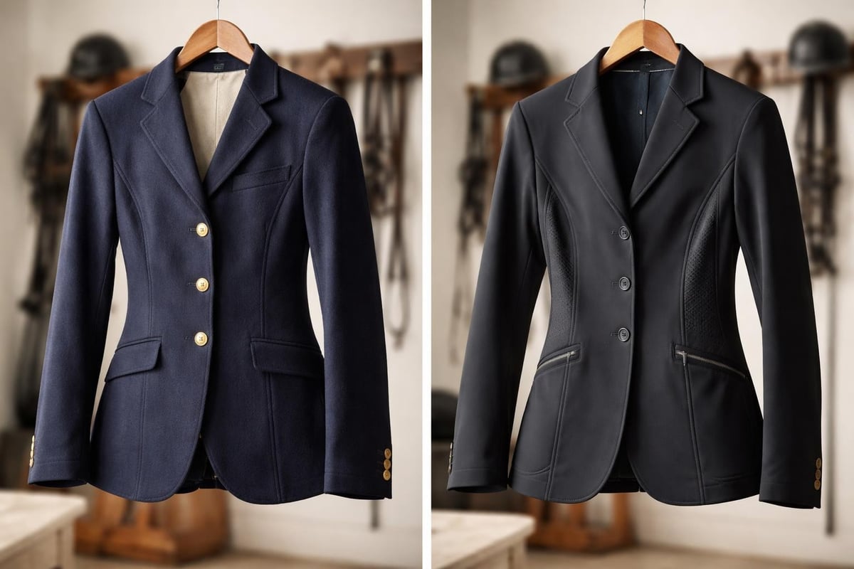Traditional versus modern jacket features