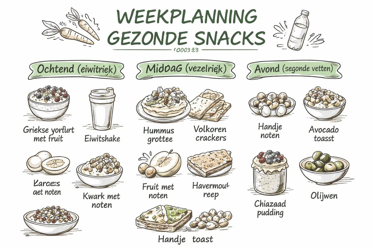 Gezonde snacks bij stoppen met roken