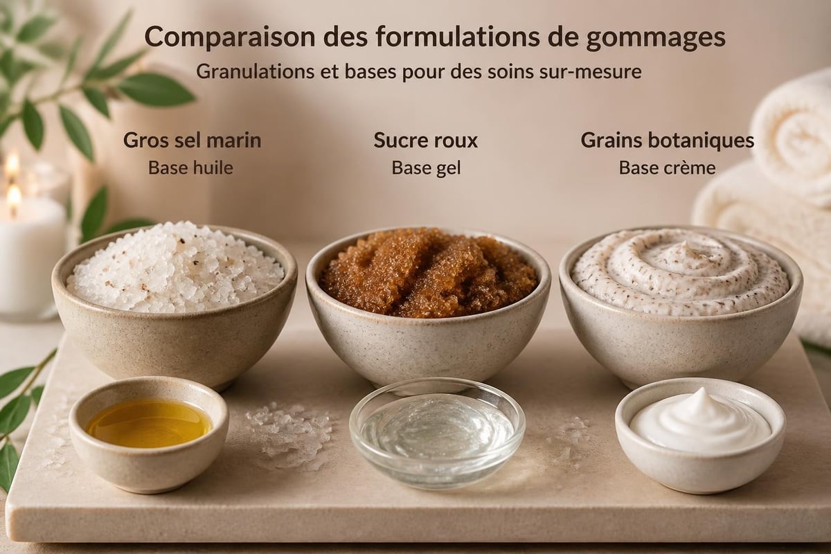 Spa exfoliation products comparison
