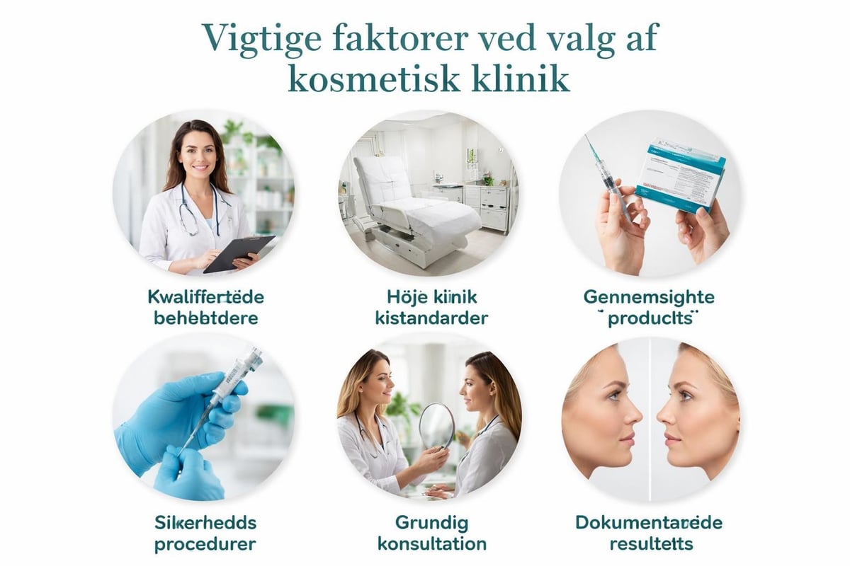 Evalueringskriterier kosmetisk klinik