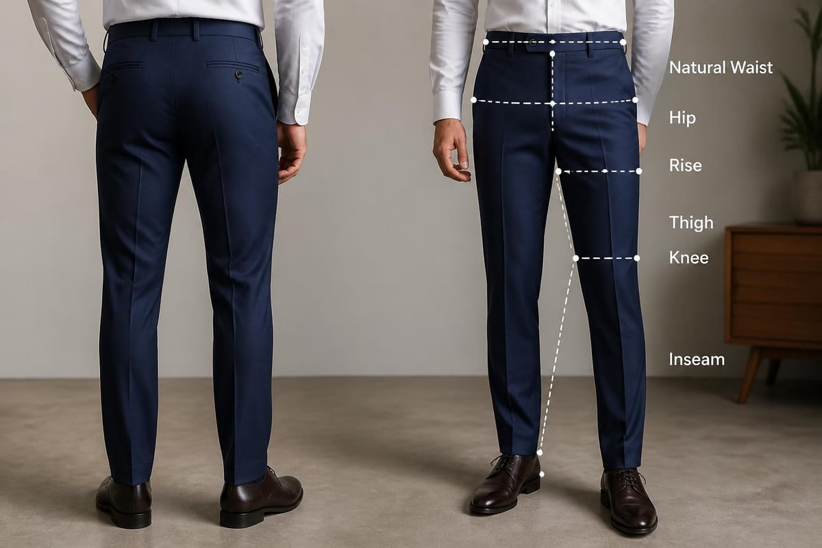 Trouser fitting measurements