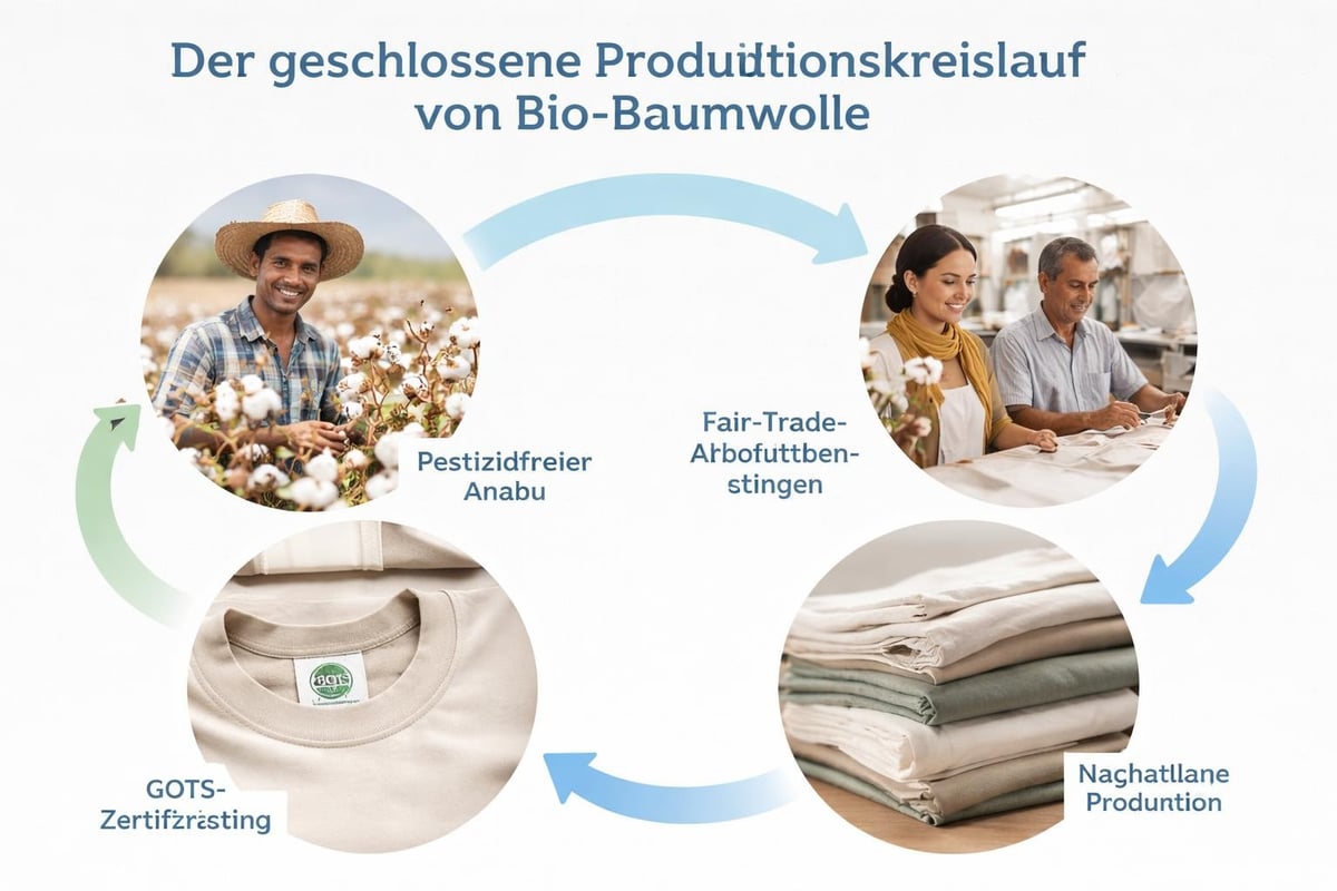 Bio-Baumwollanbau Kreislauf