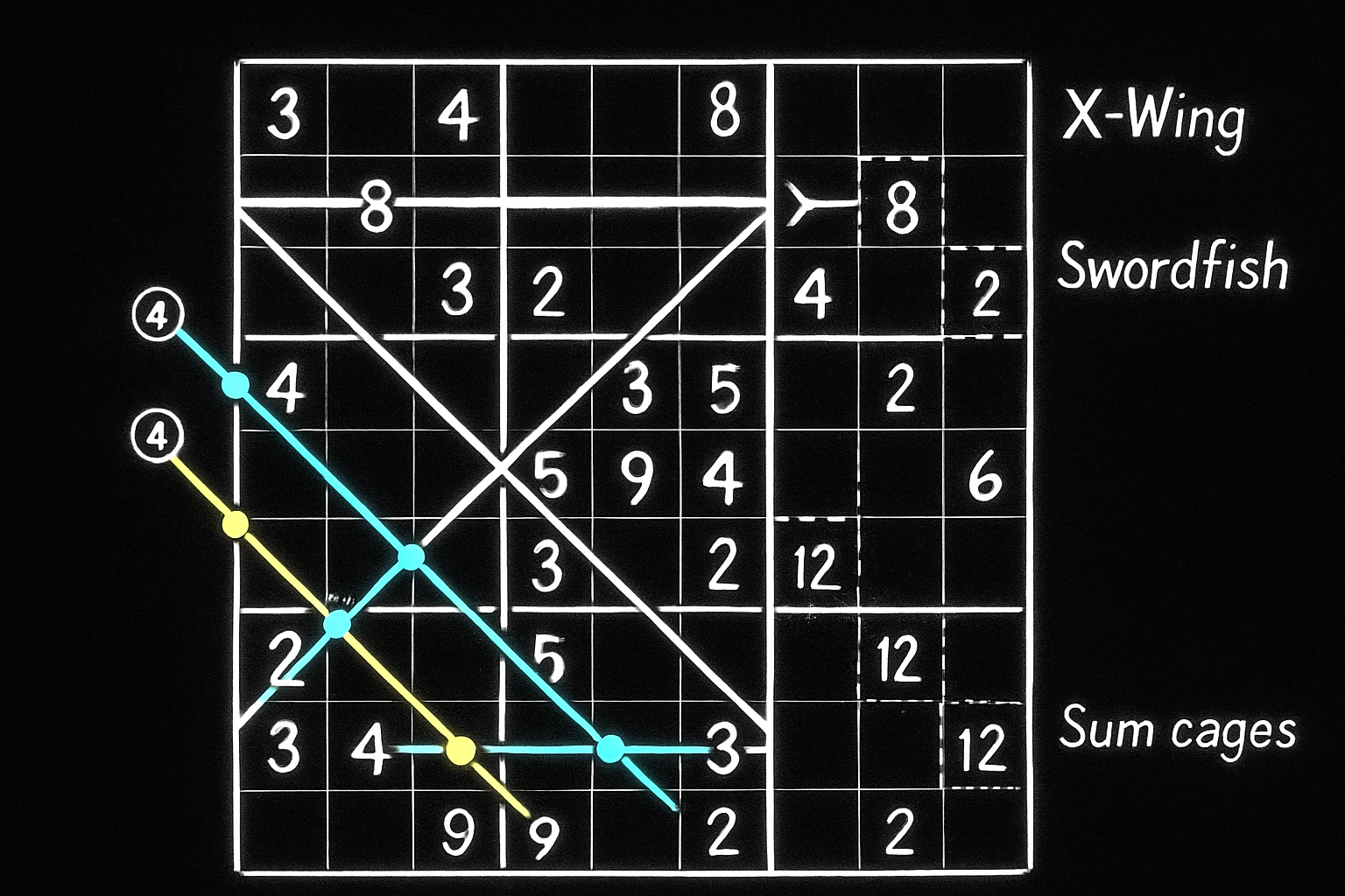 Advanced Strategies for Solving Difficult Sudoku