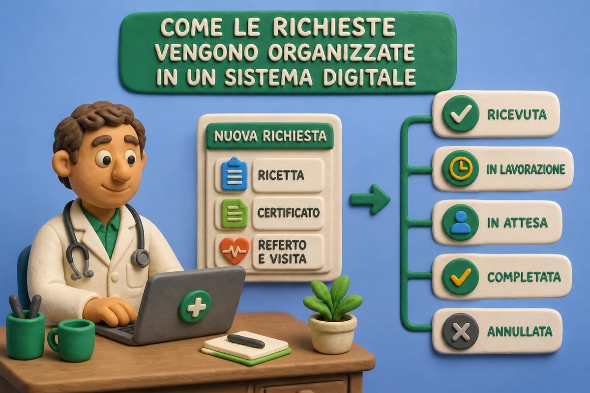 Flusso organizzato richieste pazienti