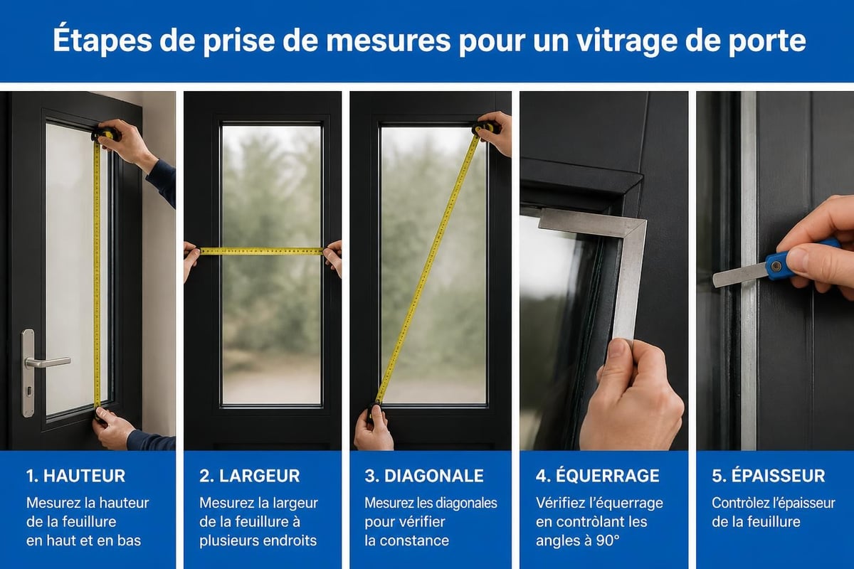 Processus de mesure pour vitrage