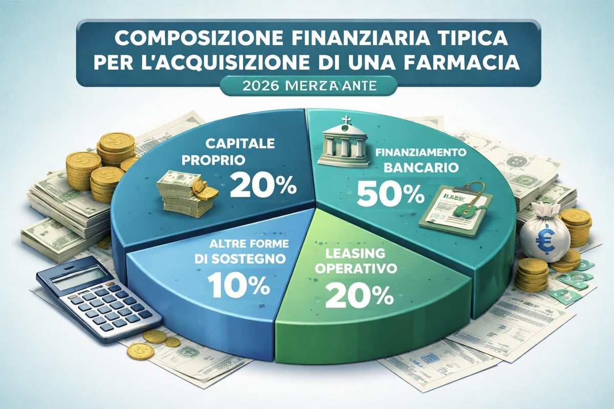 Acquistare una Farmacia: Guida Completa 2026 4 Struttura finanziaria acquisto farmacia