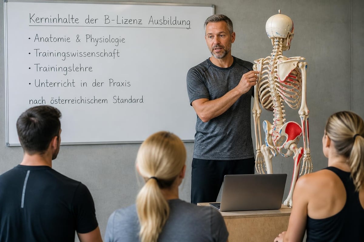 Fitness B Lizenz Ausbildungsinhalte