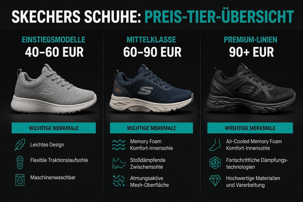 Skechers Preiskategorien