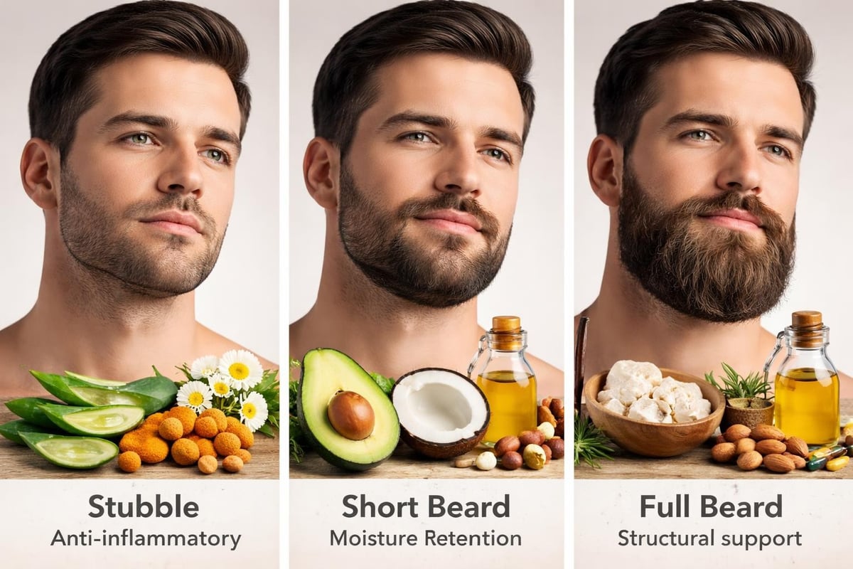 Beard growth phases